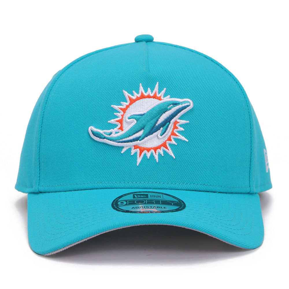 New Era Miami Dolphins Essentials OTC 9FORTY A-Frame Snapback Cap