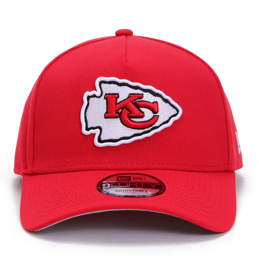 New Era Kansas City Chiefs Essentials OTC 9FORTY A-Frame Snapback Cap