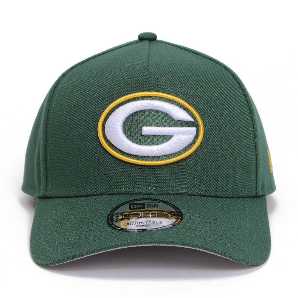 New Era Green Bay Packers NFL GCP OTC 9FORTY A-Frame Snapback Cap