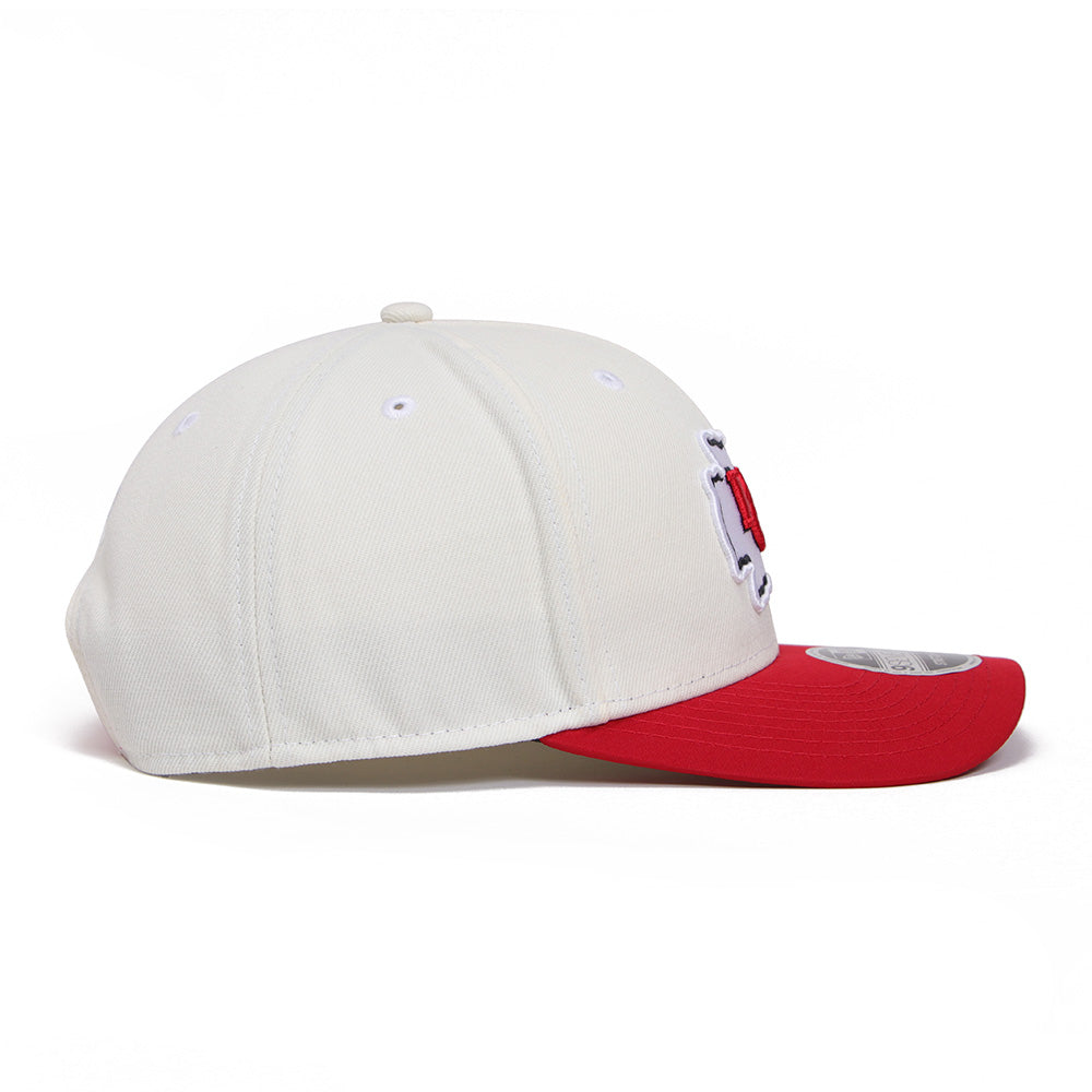 New Era Kansas City Chiefs Chrome Red 9SEVENTY Stretch Snapback Cap