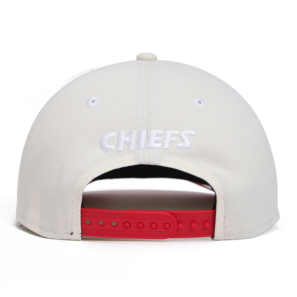New Era Kansas City Chiefs Chrome Red 9SEVENTY Stretch Snapback Cap