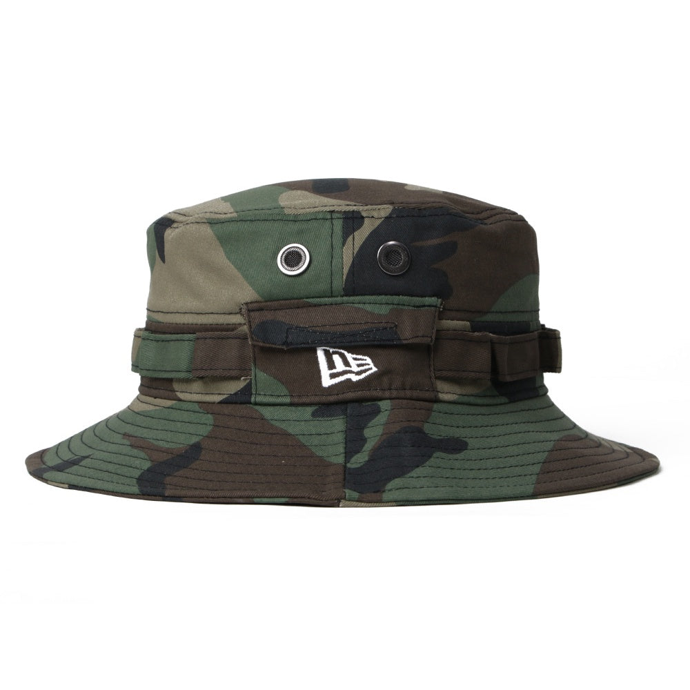 New Era Woodland Camo Adventure Bucket Hat