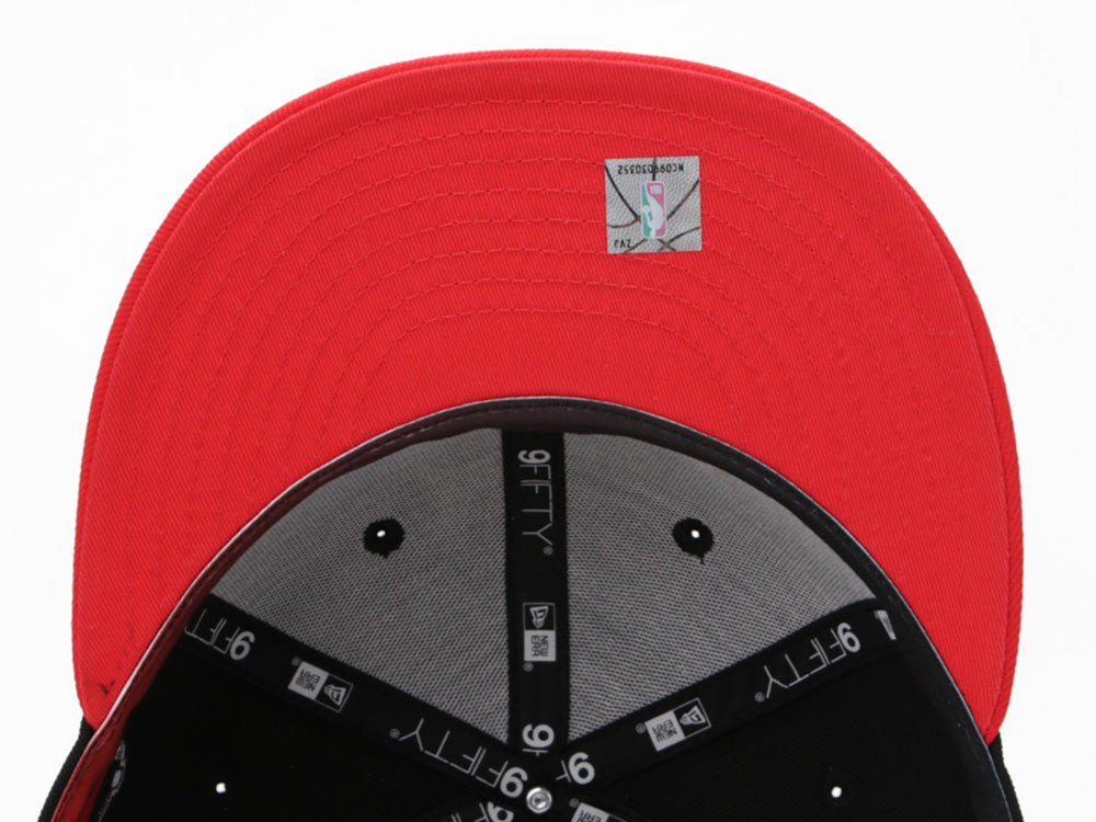 Miami Heat NBA City Series Red Black 9FIFTY Snapback Cap