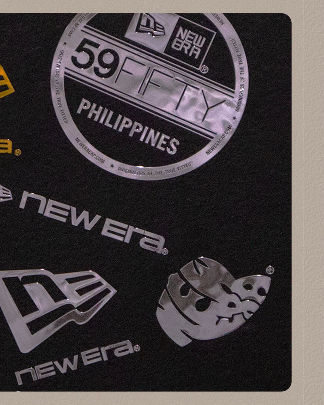 New Era Chrome Decal SILVER Sticker Pack 2026 (PROMO ITEM)