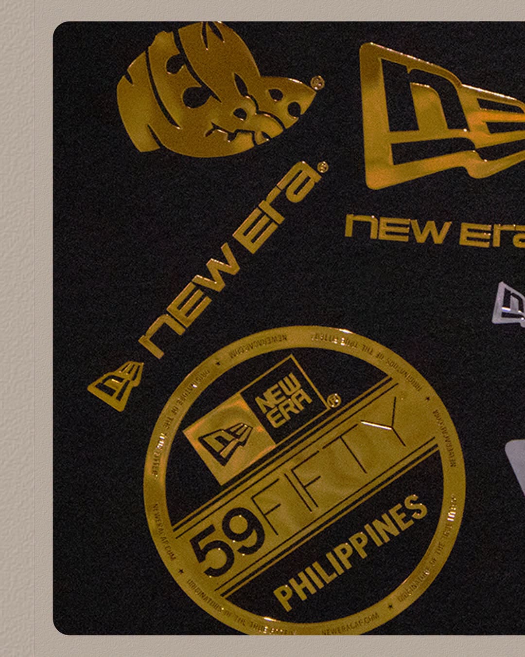 New Era Chrome Decal GOLD Sticker Pack 2026 (PROMO ITEM)