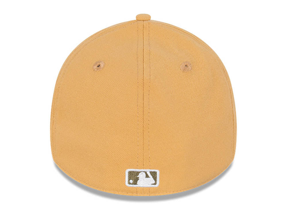 Los Angeles Dodgers MLB Earth Tonal Olive on Bronze 39THIRTY Stretch Fit Cap