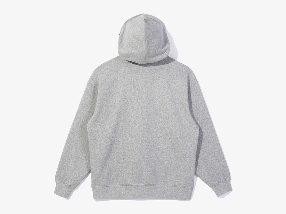 New Era Wordmark Relaxed Essential Gray Pullover Hoodie