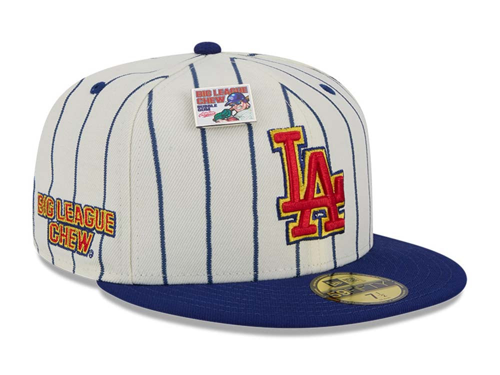 Los Angeles Dodgers MLB Big League Chew White 59FIFTY Fitted Cap