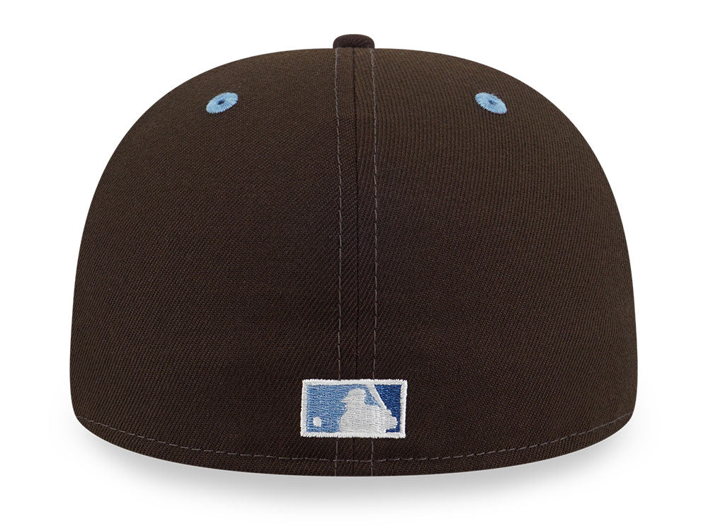 Los Angeles Dodgers MLB Easter Birdseye Blue on Walnut 59FIFTY Fitted Cap