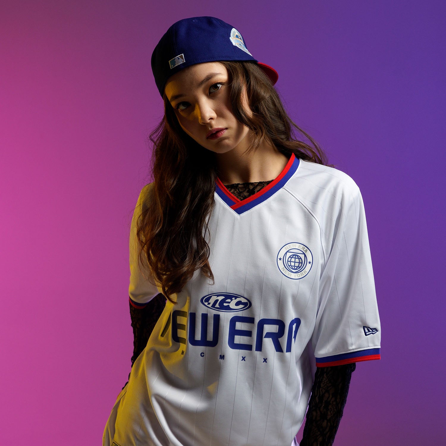 New Era Wordmark Game Day White Soccer Jersey