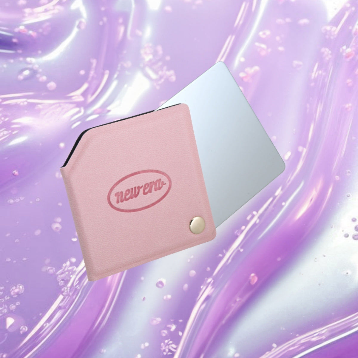 New Era Jelly Pack Pink Pocket Mirror (PROMO ITEM)