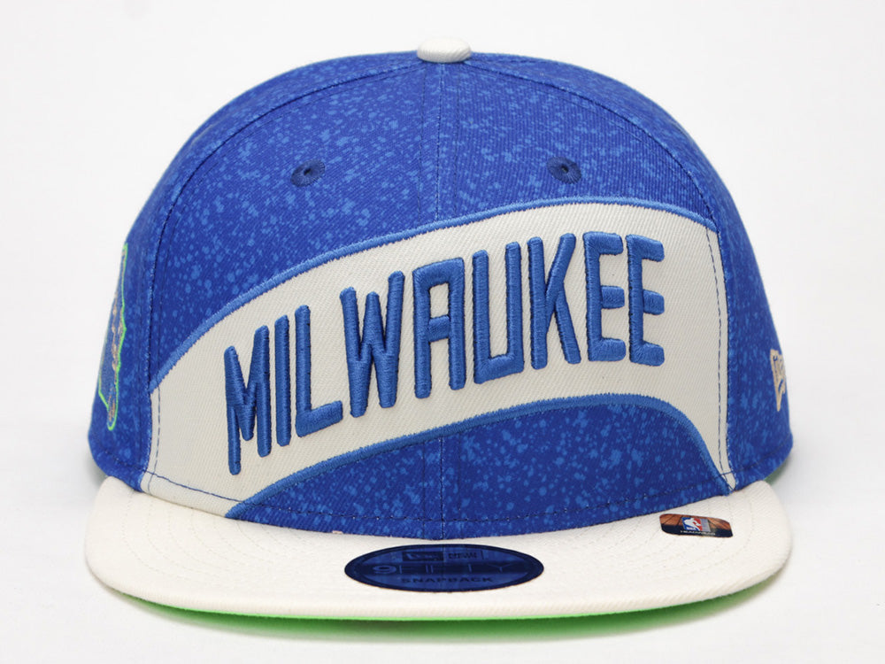 Milwaukee Bucks NBA City Series Blue 9FIFTY Snapback Cap