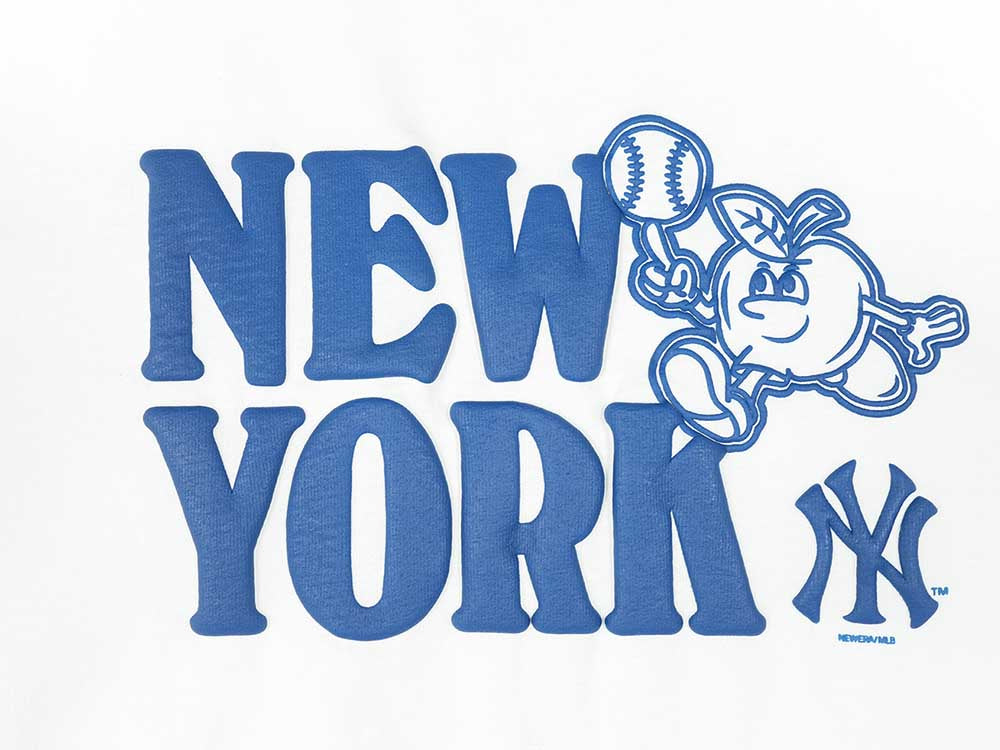 New York Yankees MLB City Vibe Cartoon White Short Sleeve T-Shirt