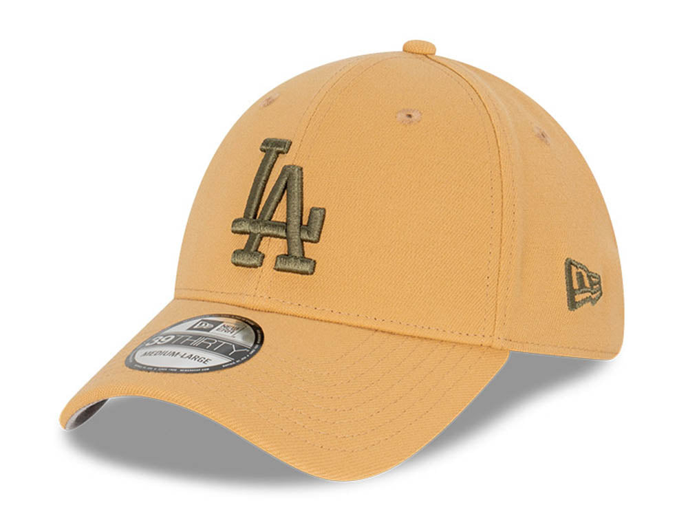 Los Angeles Dodgers MLB Earth Tonal Olive on Bronze 39THIRTY Stretch Fit Cap