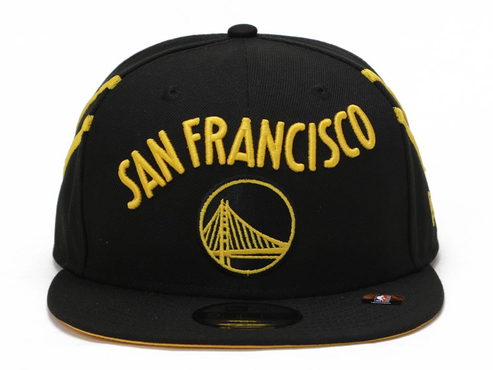 Golden State Warriors NBA City Series Black 9FIFTY Snapback Cap