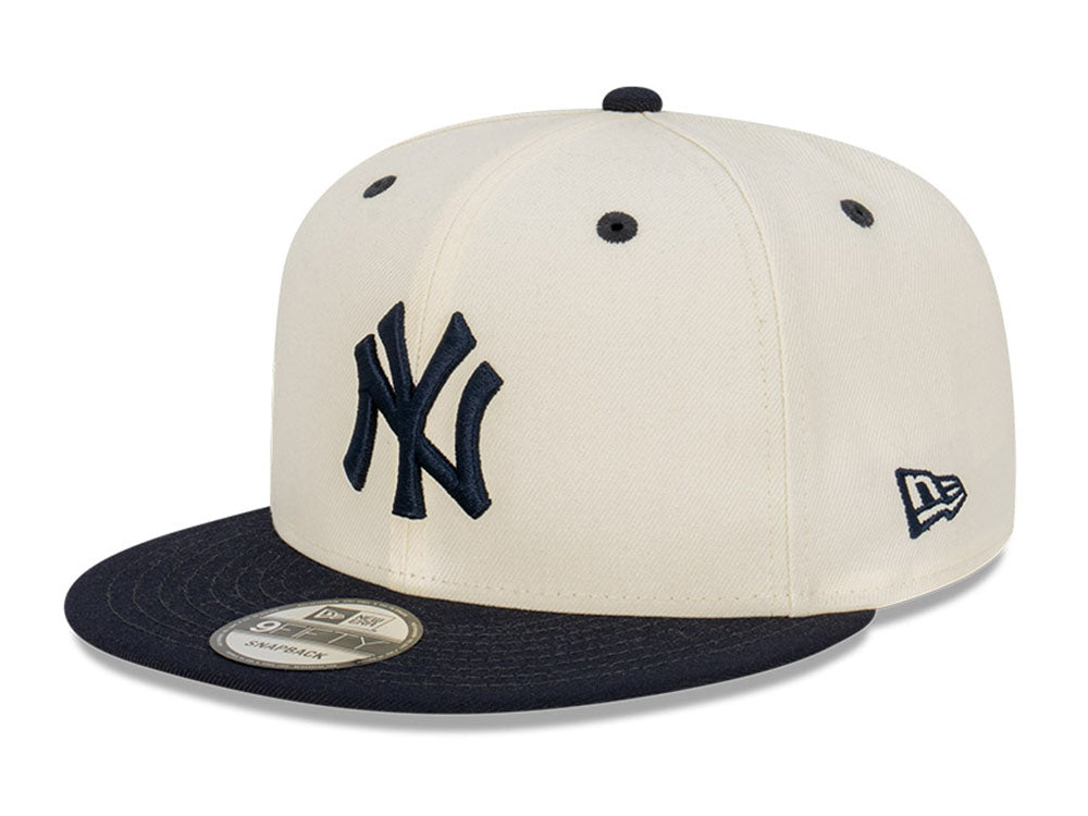 New York Yankees Two Tone Chrome White 9FIFTY Adjustable Cap