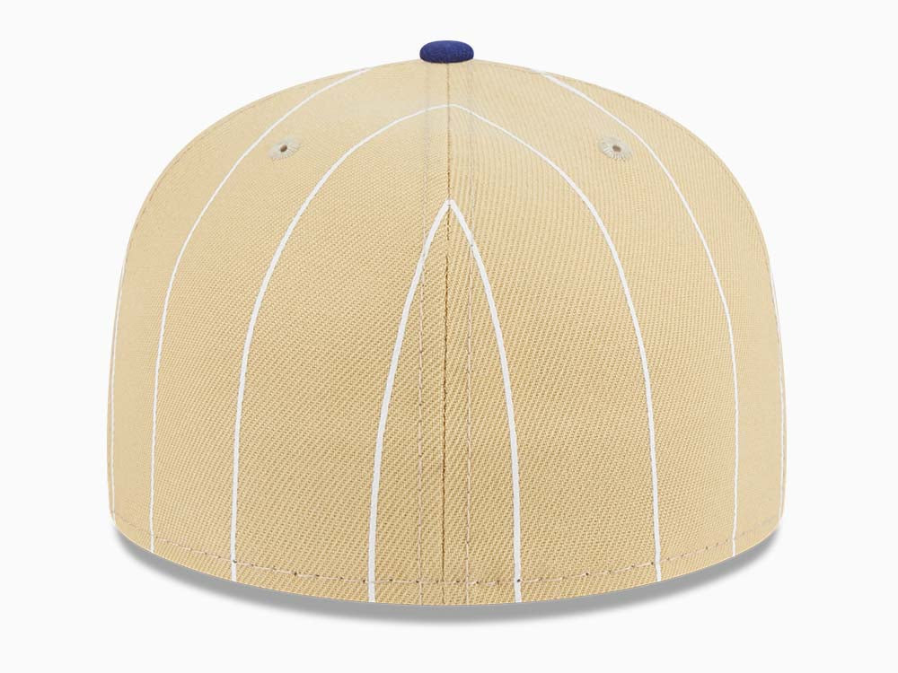 Brooklyn Dodgers MLB 59FIFTY DAY 2023 Dark Royal Vintage Gold Stripe 59FIFTY Fitted Cap