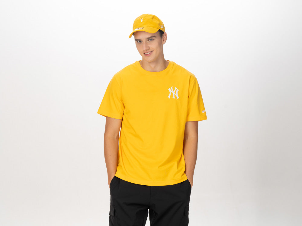 New York Yankees MLB Color Era Mellow Yellow Short Sleeve T-shirt