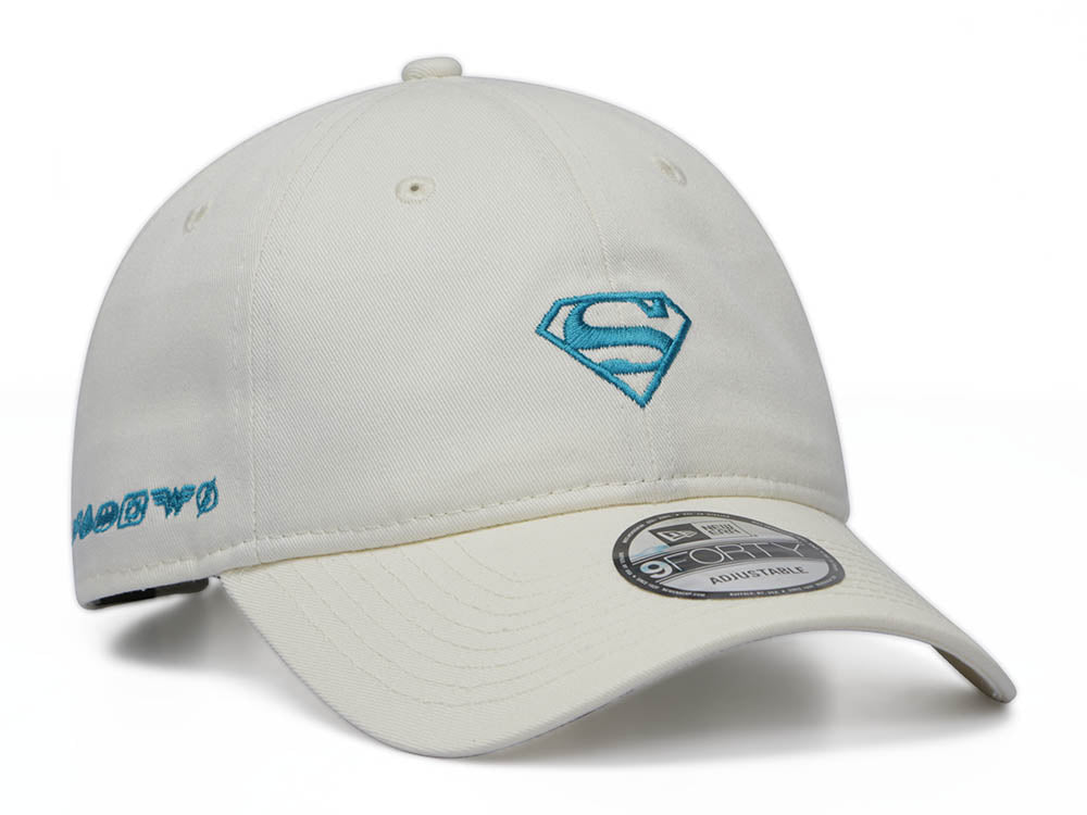 Superman DC Justice League Warner Bros. 100th Anniversary Chrome White 9FORTY Unstructured Cap