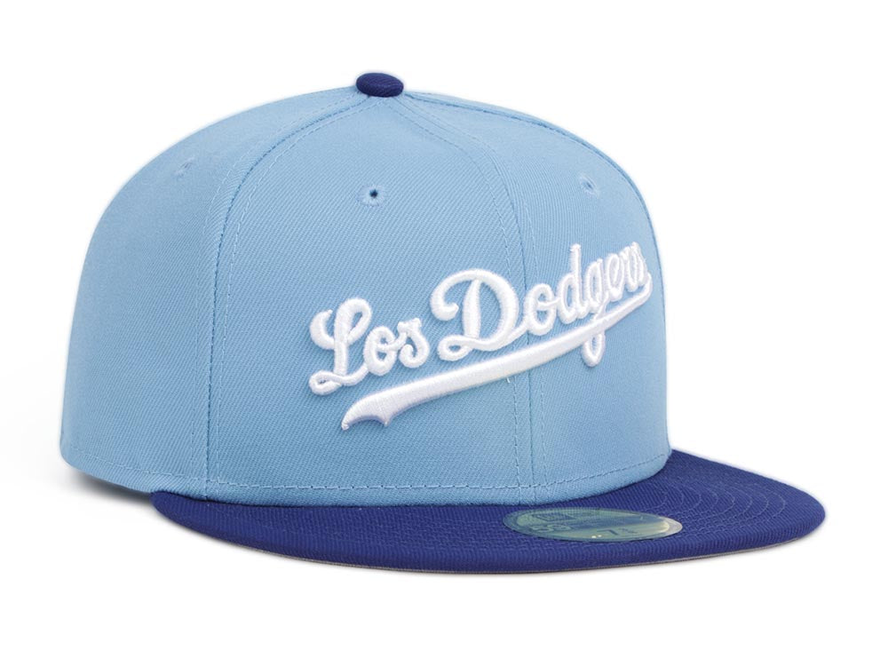 Los Angeles Dodgers MLB Retro City Blue 59FIFTY Fitted Cap