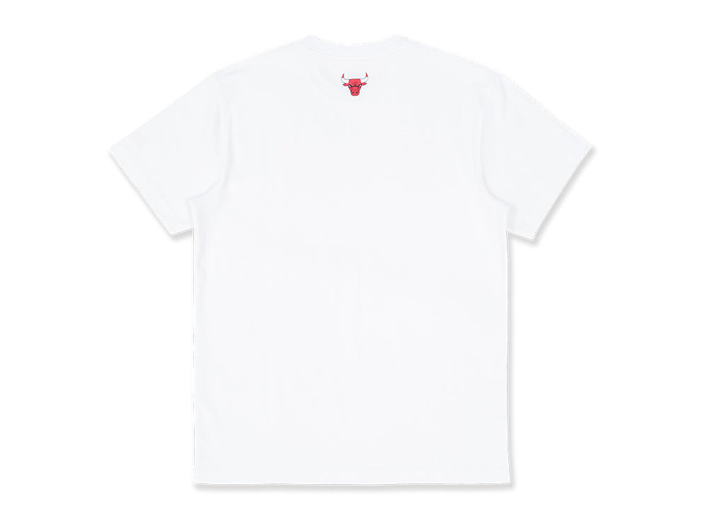 Benny The Bull Chicago Bulls NBA Mascot White Short Sleeve T-Shirt