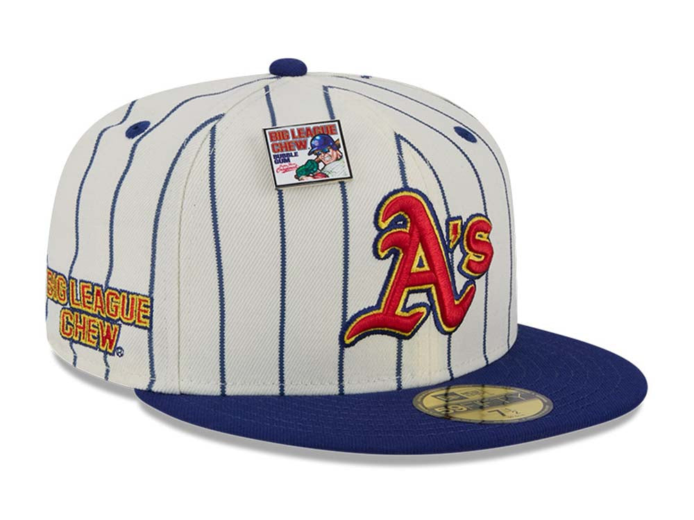 Oakland Athletics MLB Big League Chew White 59FIFTY Fitted Cap