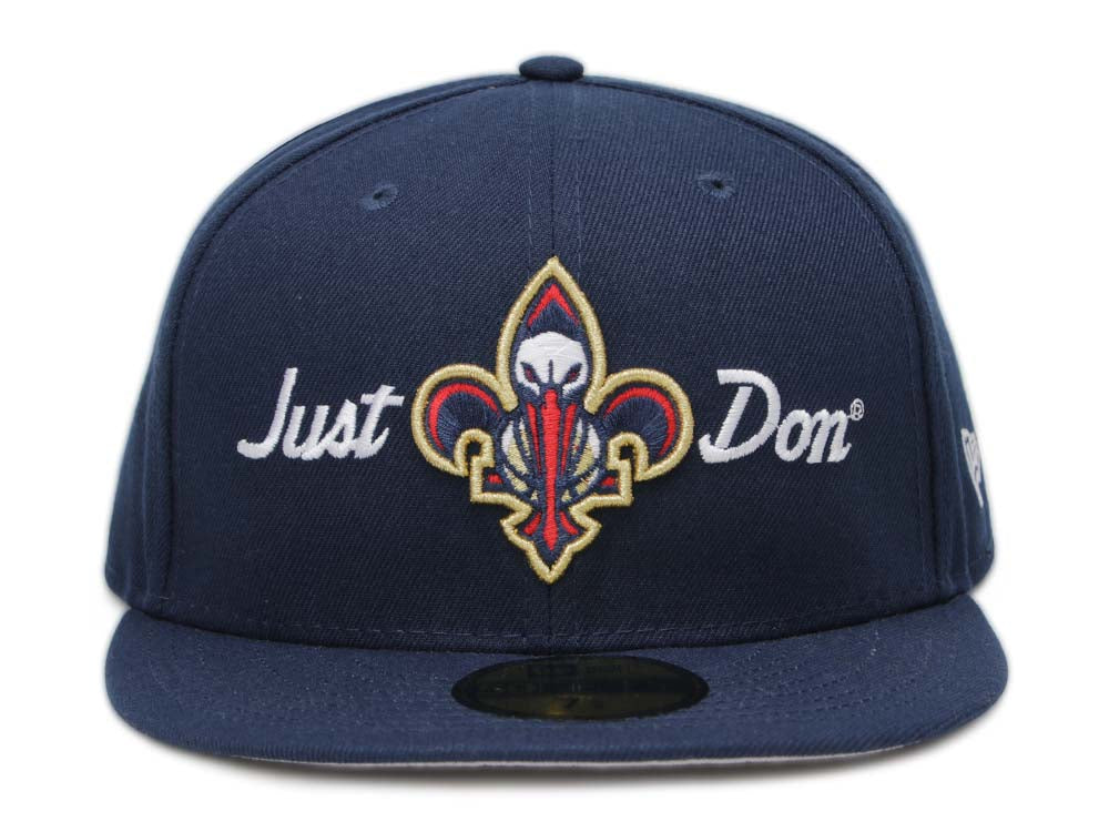 New Orleans Pelicans x JUST DON Navy 59FIFTY Fitted Cap