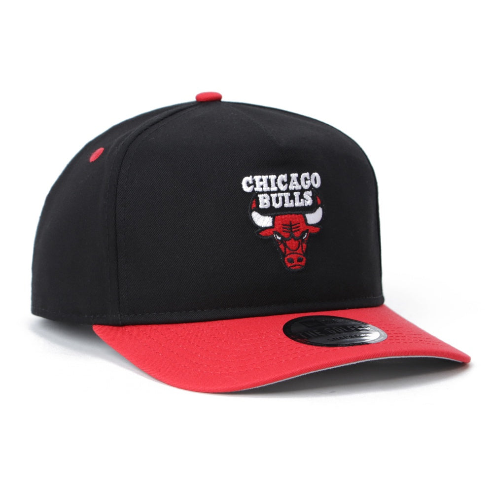 Chicago Bulls NBA Black Red Golfer Cap