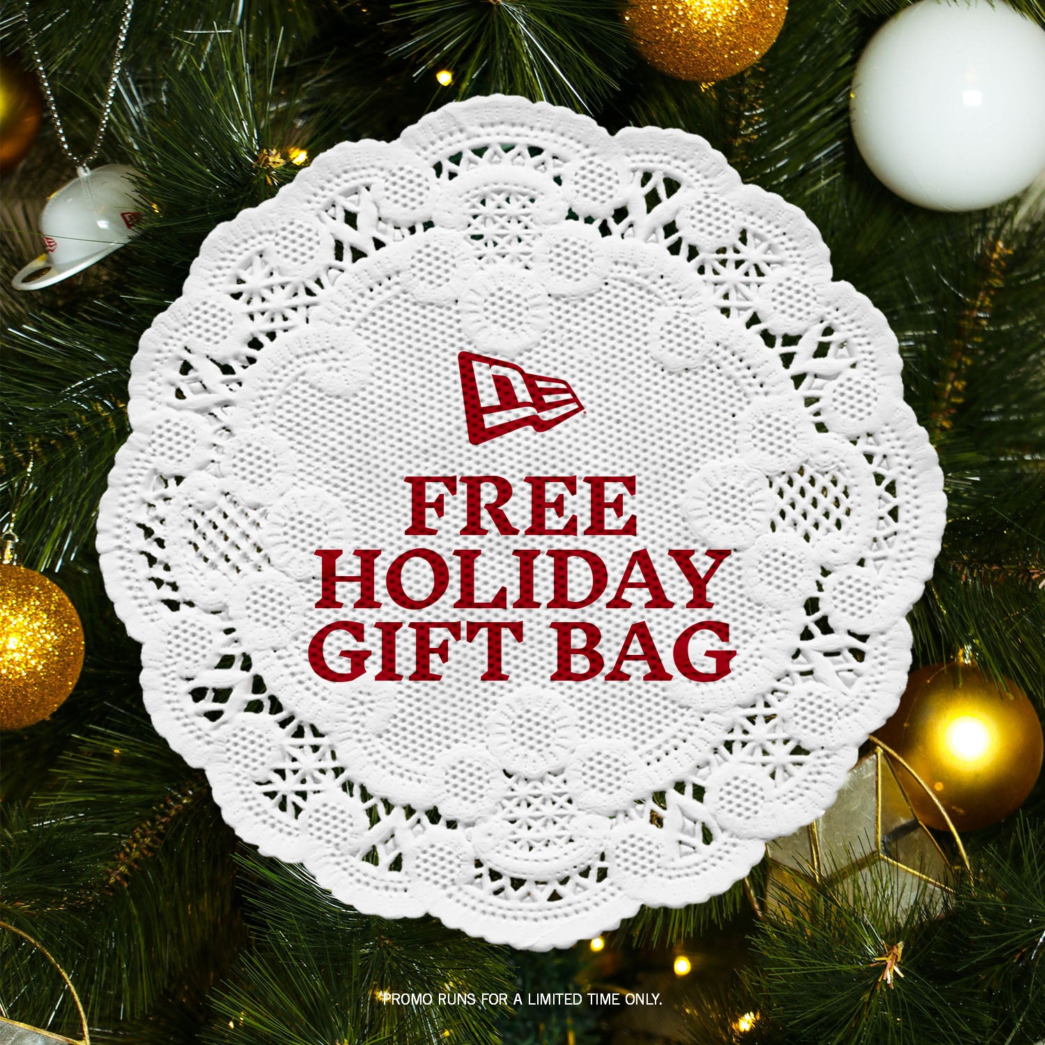 New Era Red Holiday Gift Bag Small (GWP)