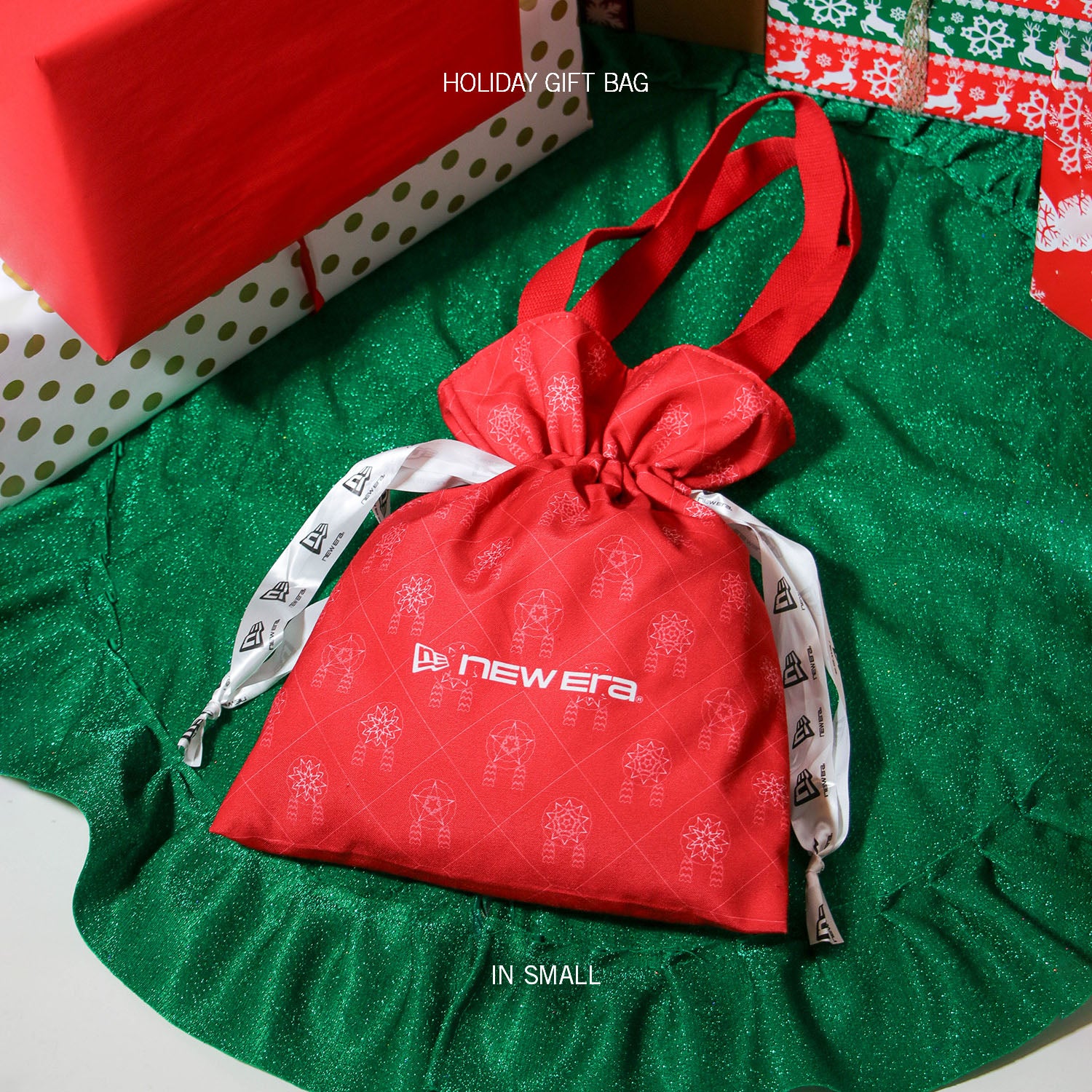 New Era Red Holiday Gift Bag Small (GWP)