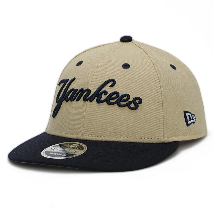 New York Yankees Script MLB FELT Vegas Gold 9FIFTY Retro Crown Low Profile Adjustable Cap