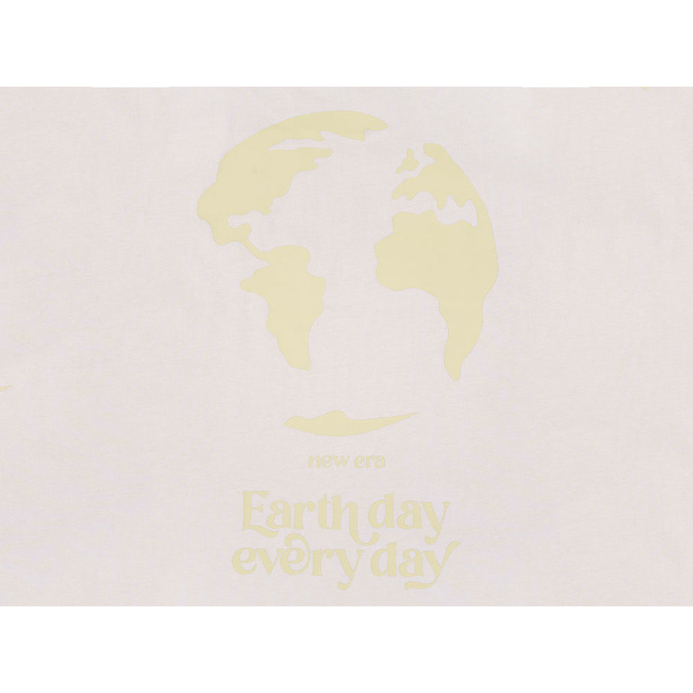 New Era Earth Day Every Day Organic Cotton Stone Short Sleeve T-Shirt