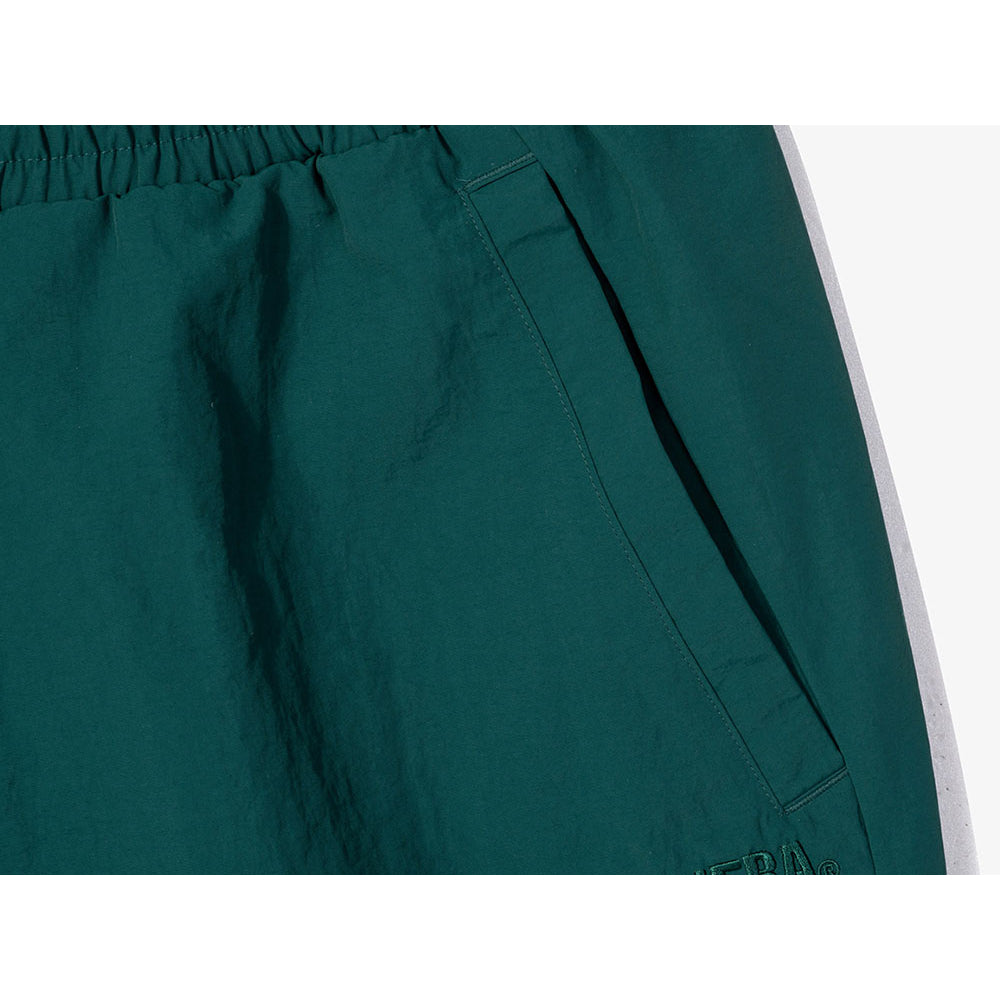 New Era Nylon Summer Dark Green Woven Shorts