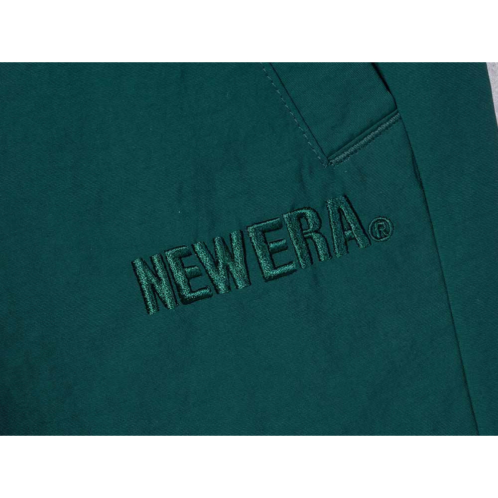 New Era Nylon Summer Dark Green Woven Shorts