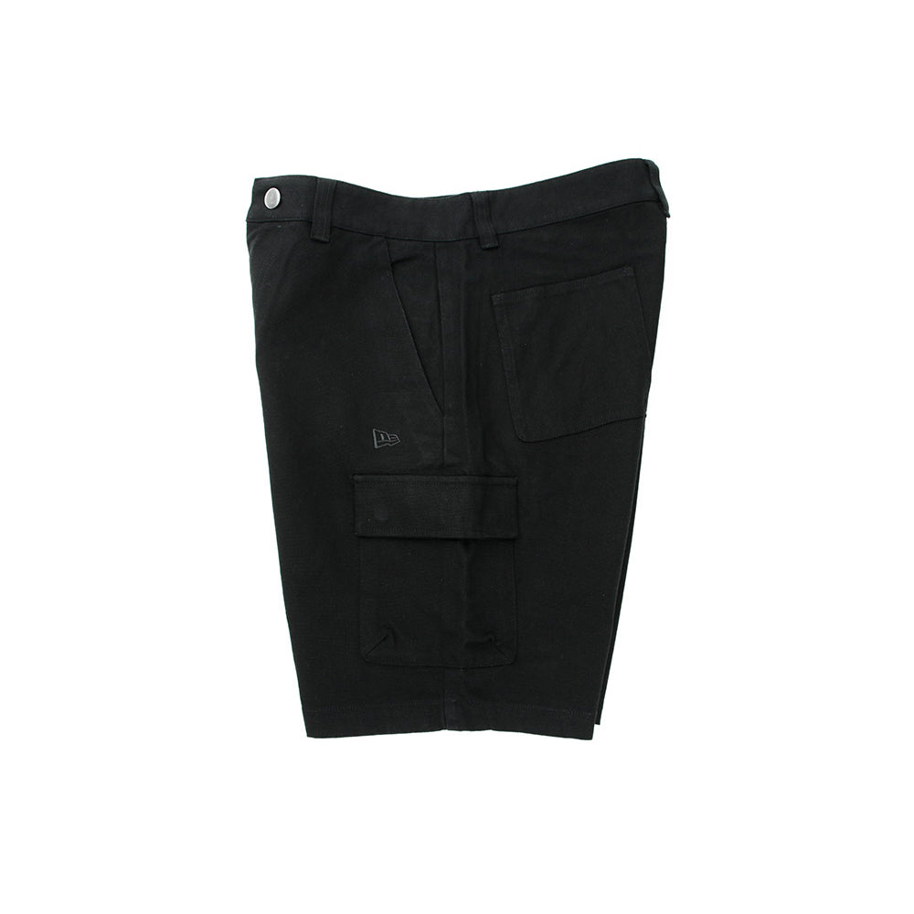 New Era Essential Black Cargo Shorts