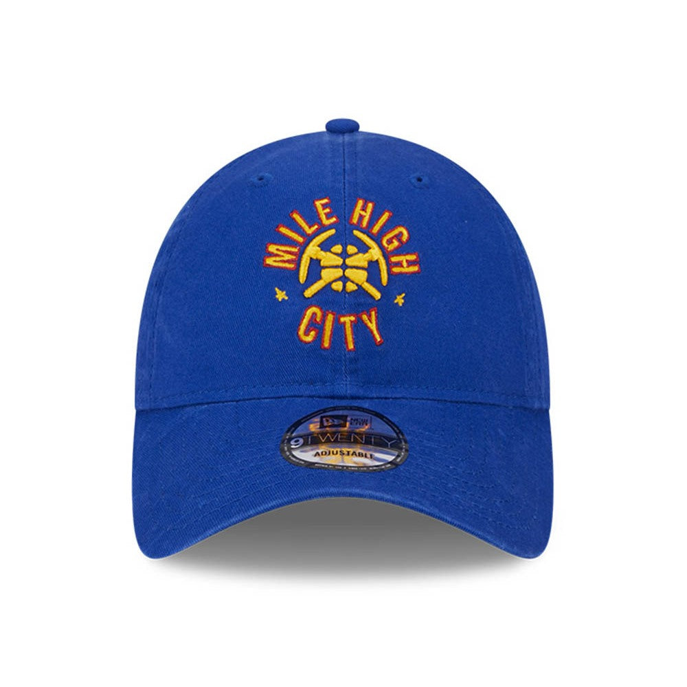 Denver Nuggets NBA Statement Edition Blue 9TWENTY Adjustable Cap