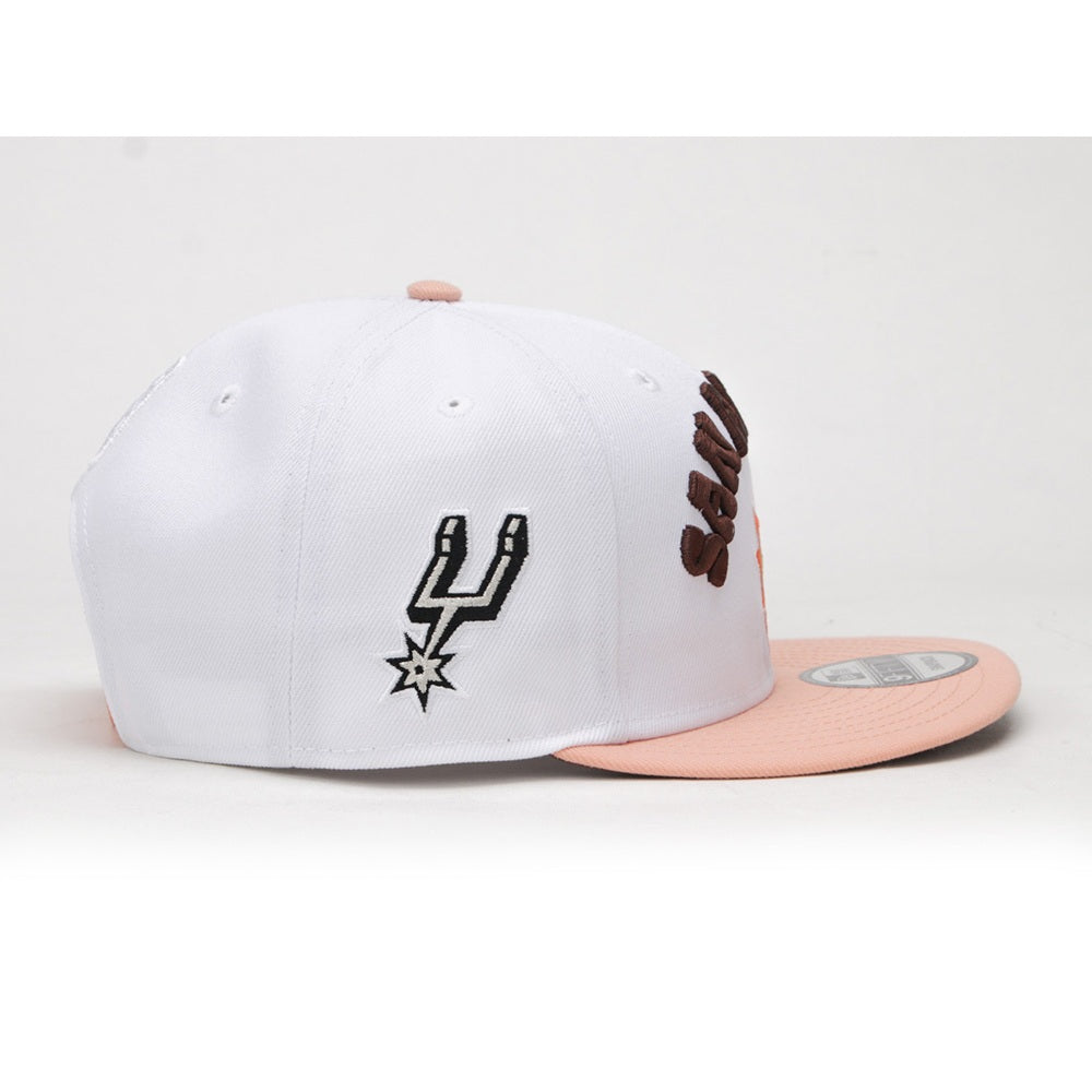 San Antonio Spurs NBA City Series Peach White 9FIFTY Snapback Cap