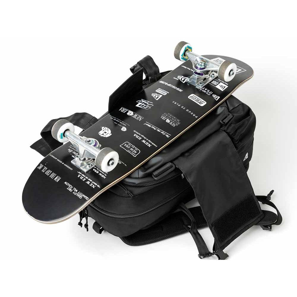 New Era Box Logo Black Skateboard Urban Pack Backpack Bag