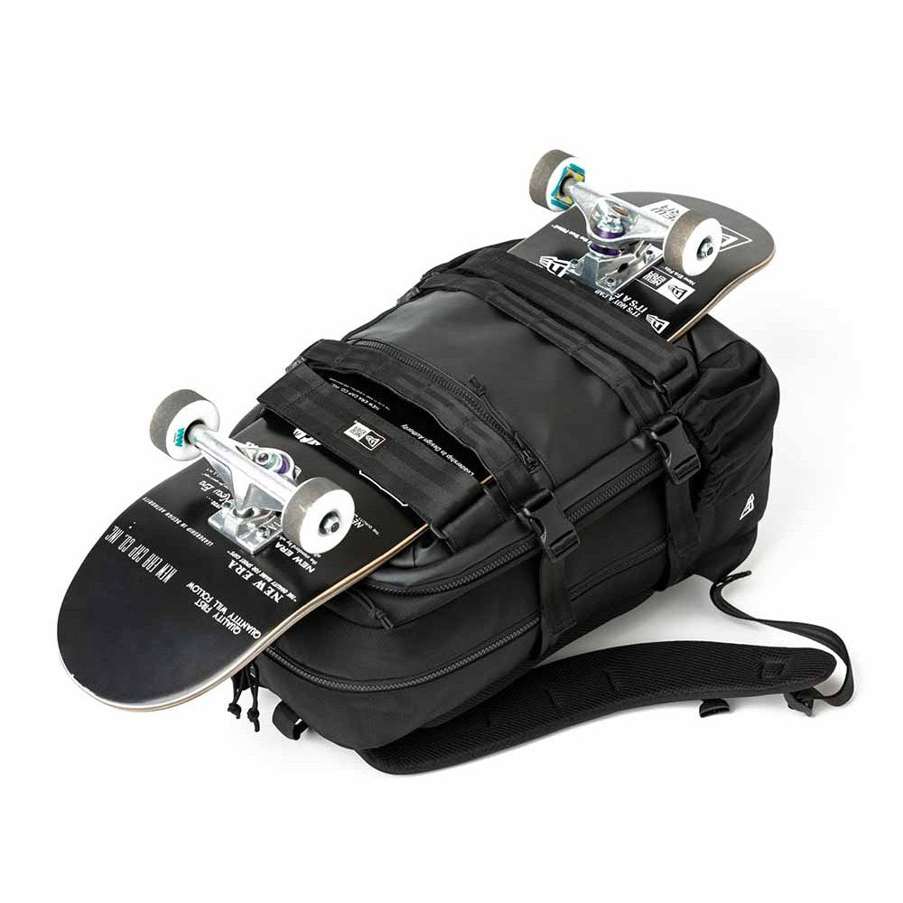New Era Box Logo Black Skateboard Urban Pack Backpack Bag