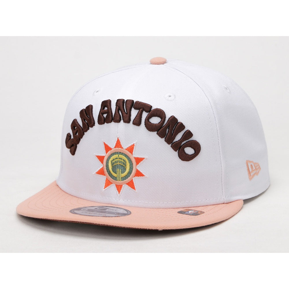 San Antonio Spurs NBA City Series Peach White 9FIFTY Snapback Cap