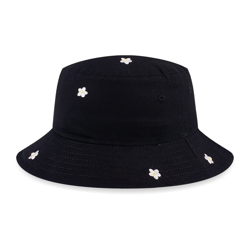 New Era Mini Floral Black Bucket hat