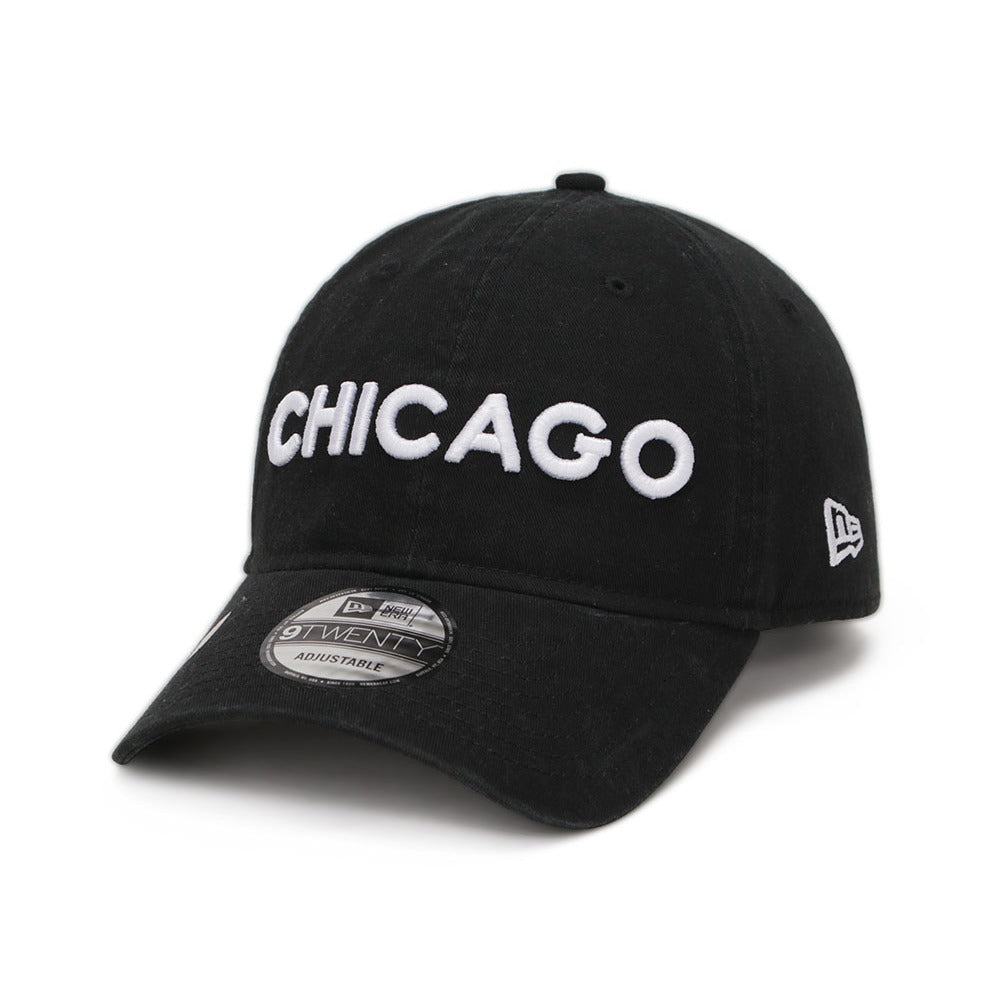 New Era Chicago Bulls NBA City Series Black 9TWENTY Adjustable Cap