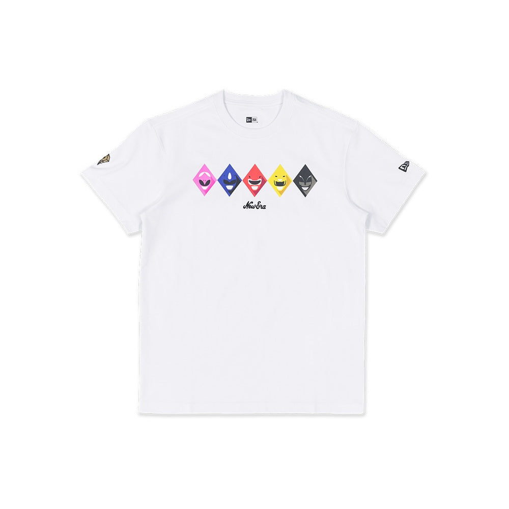 New Era Power Rangers White Short Sleeve T-Shirt