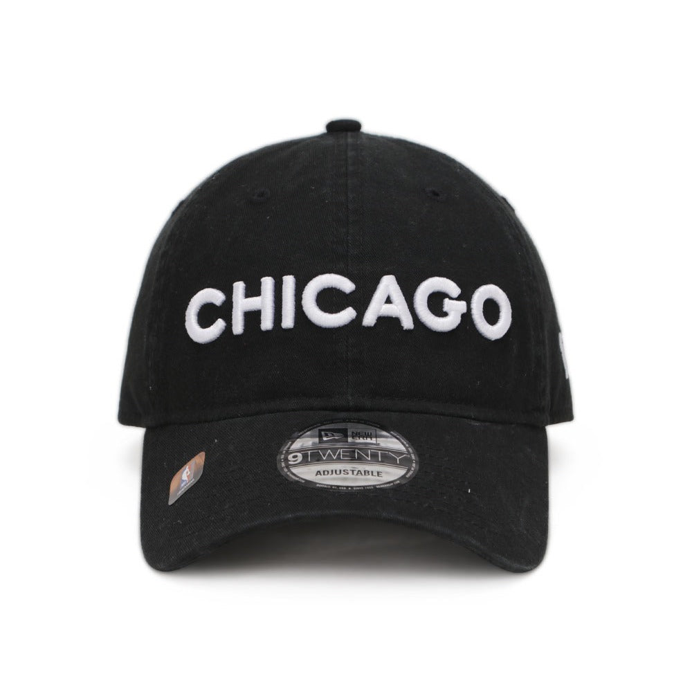 New Era Chicago Bulls NBA City Series Black 9TWENTY Adjustable Cap