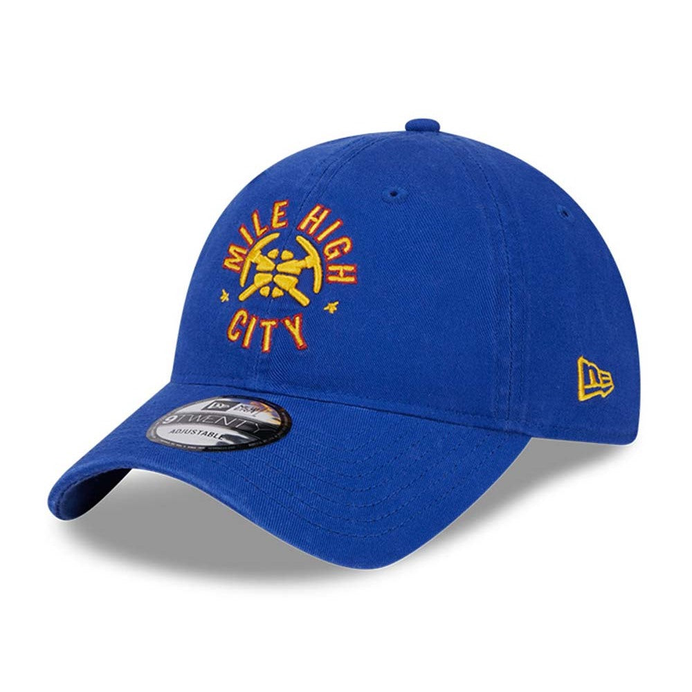 Denver Nuggets NBA Statement Edition Blue 9TWENTY Adjustable Cap