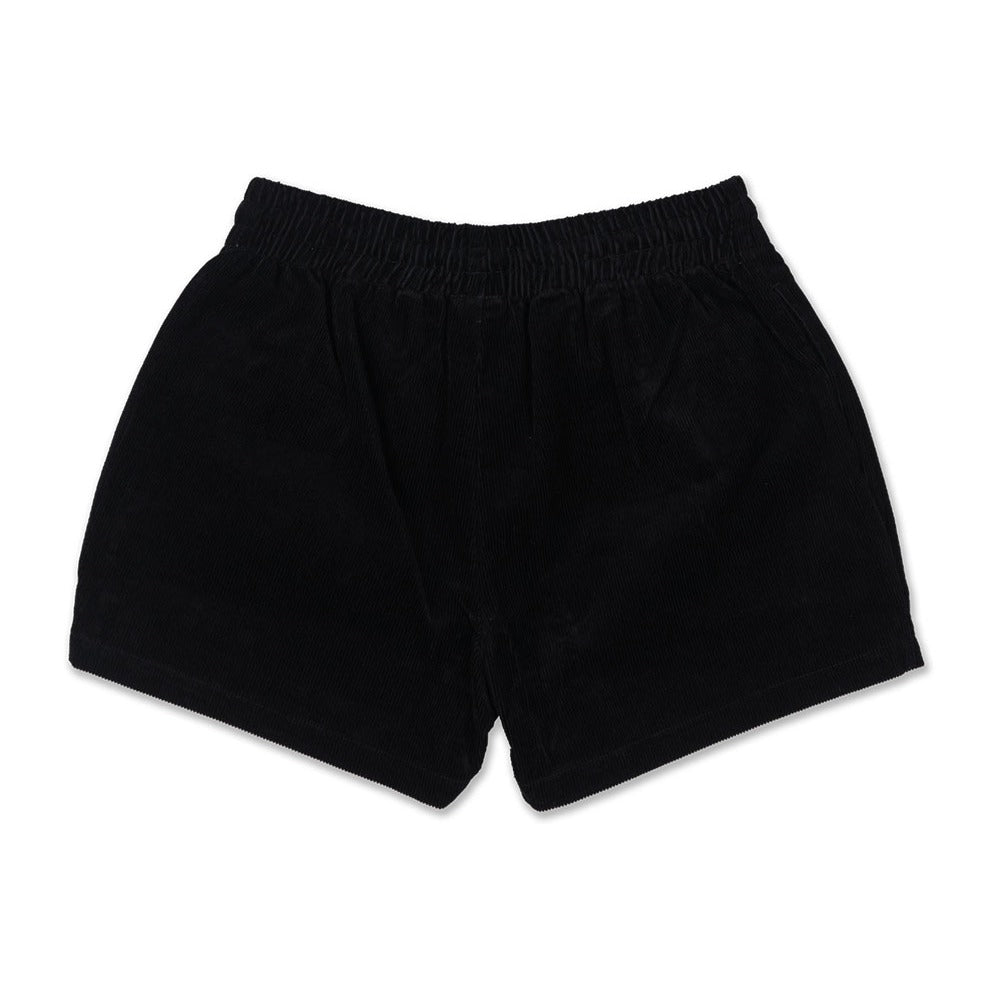 New Era Originators of the True Fitted Script Corduroy Black Shorts