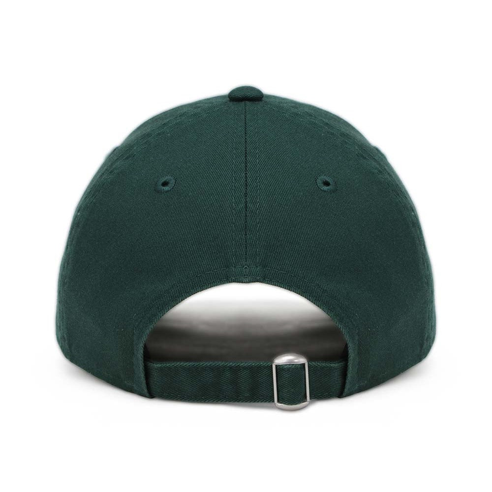 New York Yankees MLB Cross Strap Washed Dark Green 9TWENTY Adjustable Cap