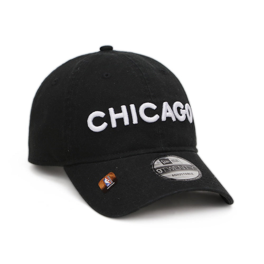 New Era Chicago Bulls NBA City Series Black 9TWENTY Adjustable Cap