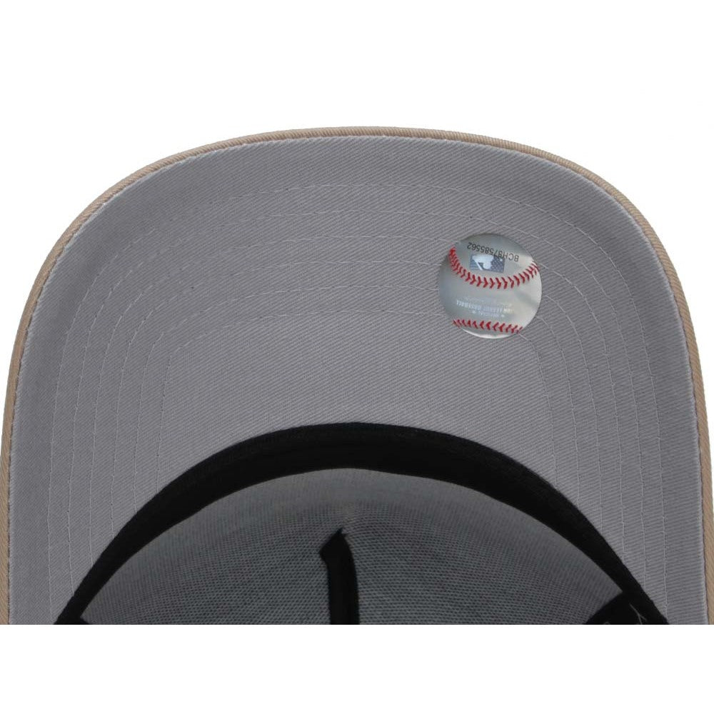 New York Yankees MLB Toffee Walnut Dark Brown 9FORTY A-Frame Snapback Cap