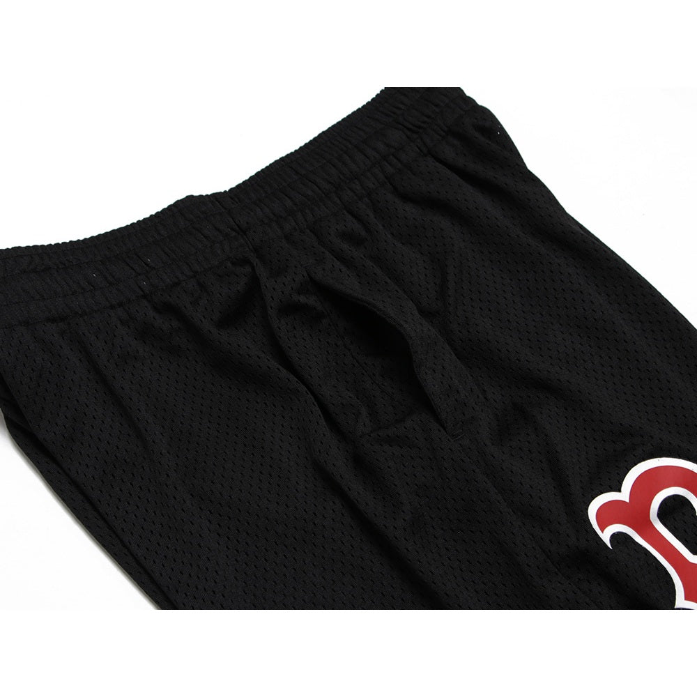 Boston Red Sox MLB Black Mesh Shorts